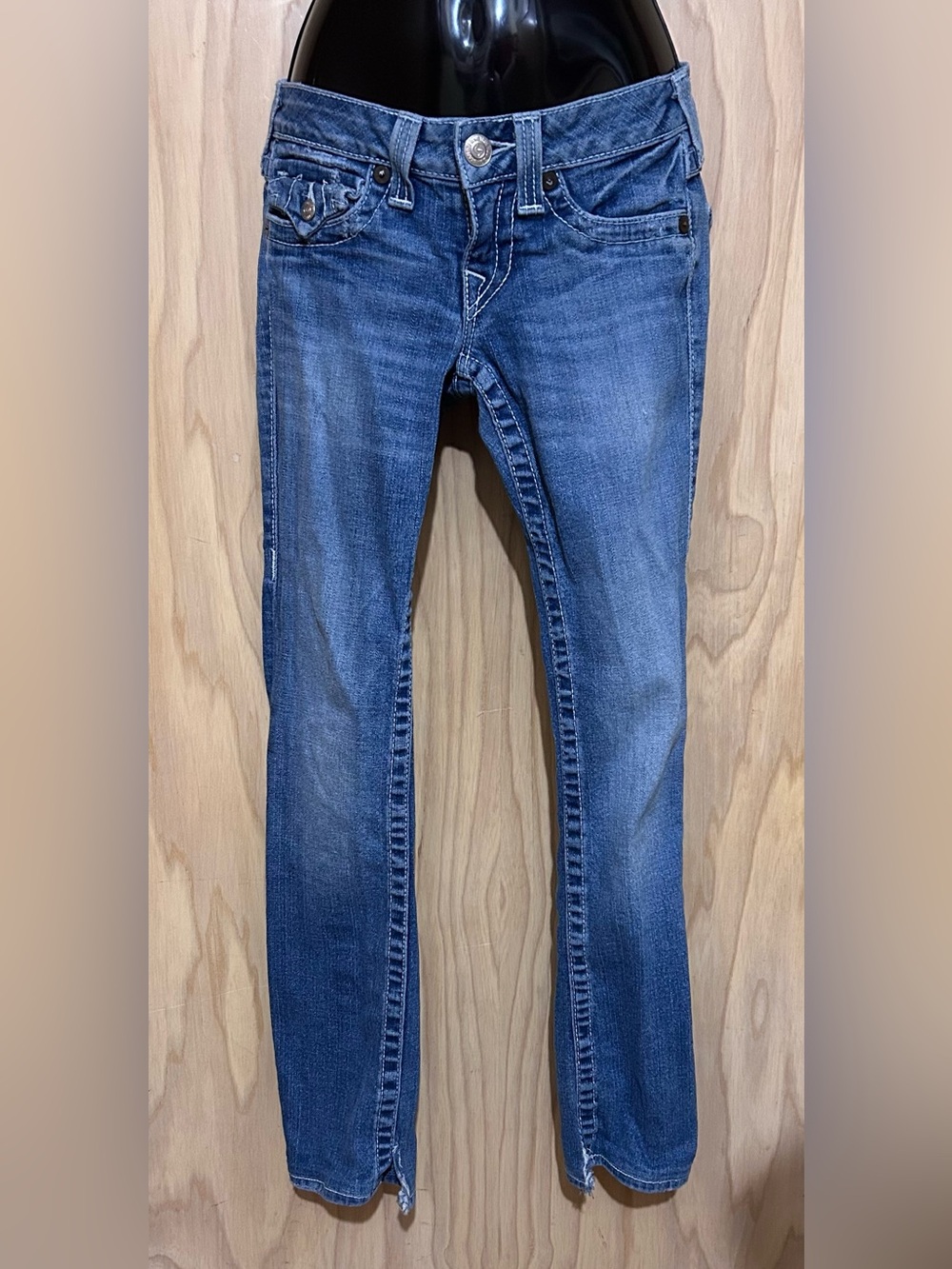 Vintage Y2K True Religion Billie Straight Leg Flap Pocket Jeans